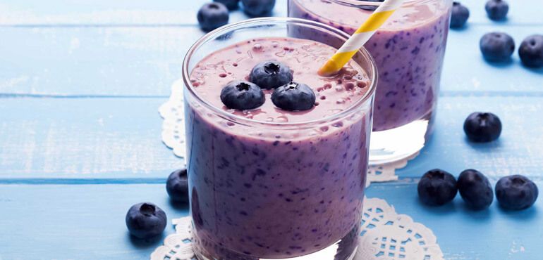 Brain Boosting Foods Recipes - Tempting Blueberry Smoothie